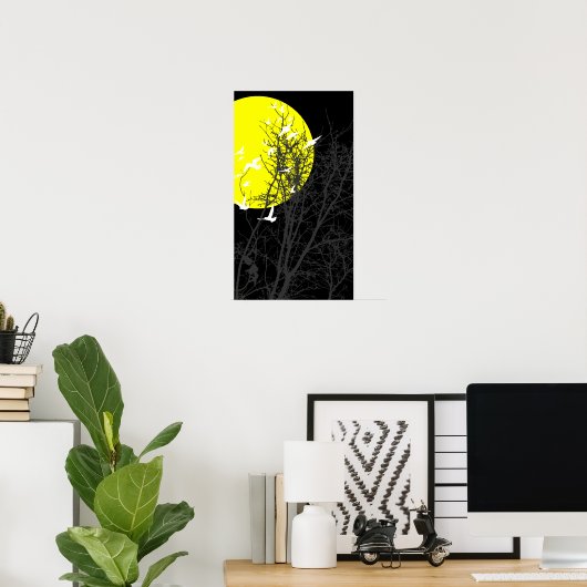 Stumpfvögel Poster (Heimbüro)