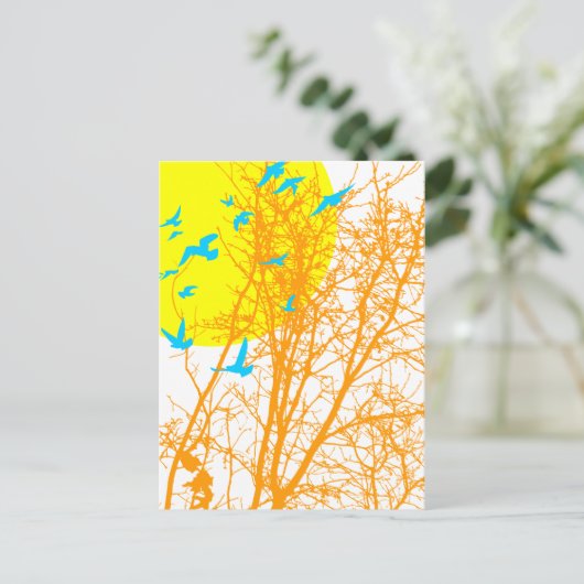 Stumpfvögel Postkarte (Stehend Vorderseite)