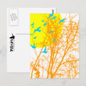 Stumpfvögel Postkarte (Vorne/Hinten)