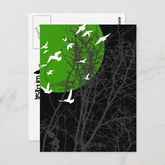 Stumpfvögel Postkarte (Vorne/Hinten)