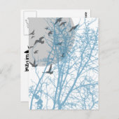 Stumpfvögel Postkarte (Vorne/Hinten)