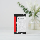 Stumpfvögel Visitenkarte (Stehend Vorderseite)