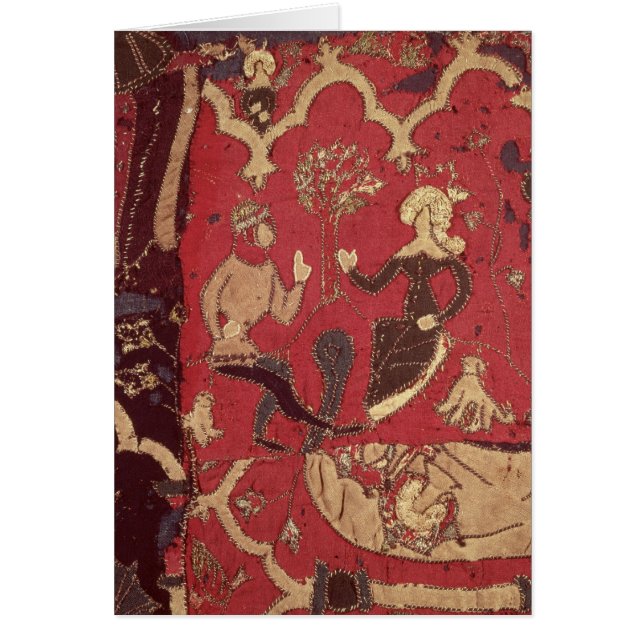 Stumpwork, das Tristan und Isolde darstellt (Vorne)