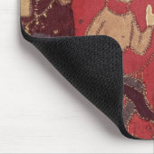 Stumpwork, das Tristan und Isolde darstellt Mousepad (Ecke)