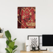 Stumpwork mit Tristan und Isolde Poster (Heimbüro)