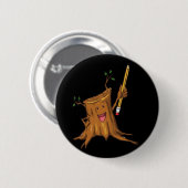 Stumpy Knopf-(Standard) Schwarzes Button (Vorne & Hinten)