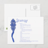 Stumpy Postkarte (Vorne/Hinten)