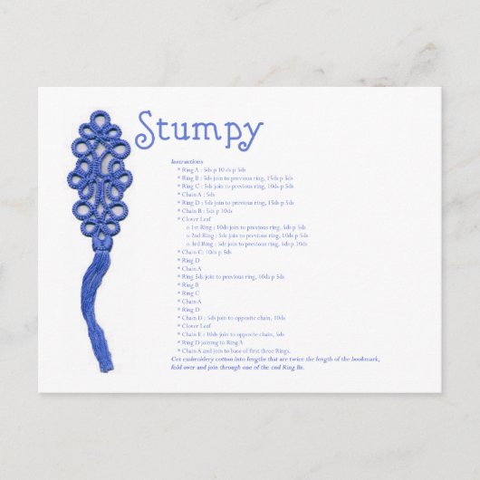 Stumpy Postkarte (Vorderseite)