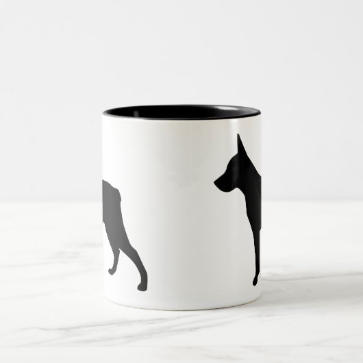 Stumpy Schwanz-Vieh-Hund Zweifarbige Tasse (Mittel)