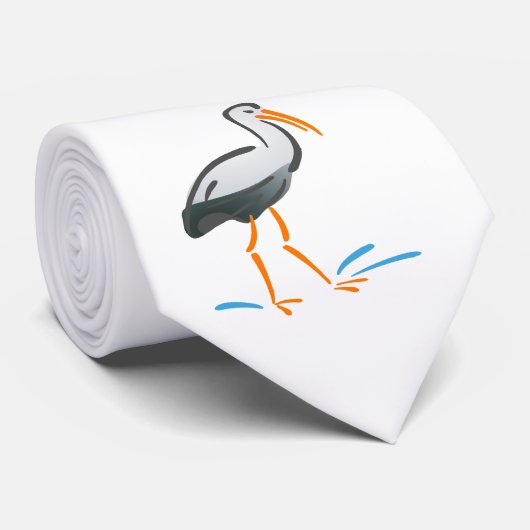 Stumpy Stork Krawatte (Gerollt)