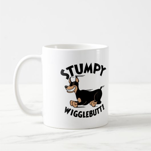 Stumpy Wigglebutt! Kaffeetasse (Links)