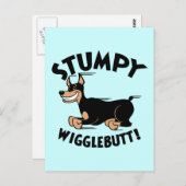 Stumpy Wigglebutt! Postkarte (Vorne/Hinten)