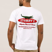 STUMPYS ALLIGATORabbau-SERVICE T-Shirt (Rückseite)