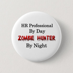 Stunde beruflich/Zombie-Jäger Button