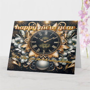 Stunde neuer Anfänge mit persönlicher Note Karte