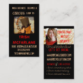 Stunden-Bandenführer - coole Geschäfts-Karten Visitenkarte (Vorne/Hinten)