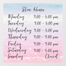 Stunden im Beach-Scene-Store Personalisiert