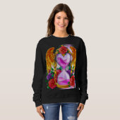 Stunden Uhr Kapuzenpullover Shirt (Vorne ganz)
