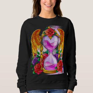 Stunden Uhr Kapuzenpullover Shirt