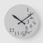 Stunden Zeit Crazy Zahlen rund Uhr (Vorderseite)