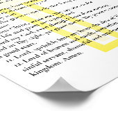 Stundengebete von St. John Chrysostom Poster (Ecke)