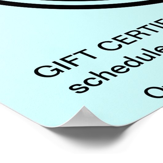 STUNDENGESCHÄFTSPOster Poster (Ecke)