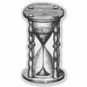 Stundenglas Aufkleber (Vorderseite)