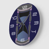 Stundenglas Große Wanduhr (Winkel)