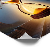 Stundenglas Poster (Ecke)