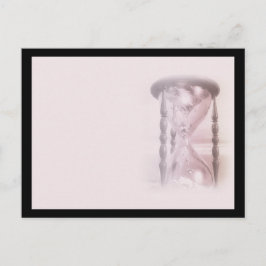 Stundenglas Postkarte