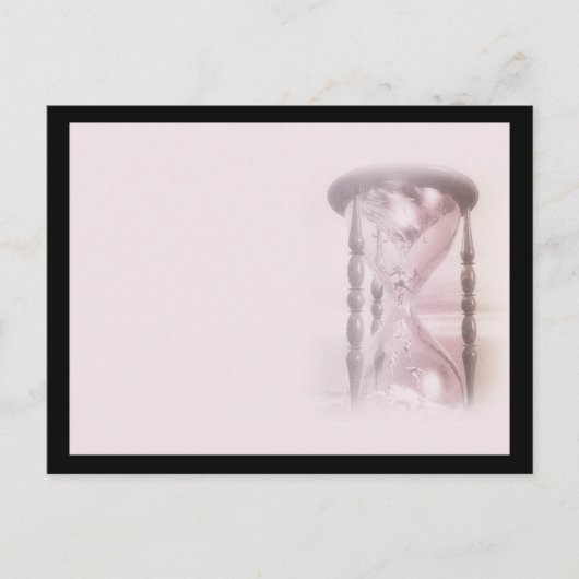 Stundenglas Postkarte (Vorderseite)