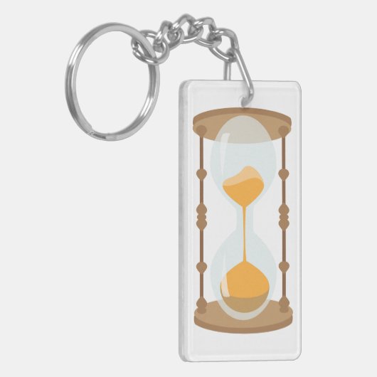 Stundenglas Schlüsselanhänger (Vorderseite links)