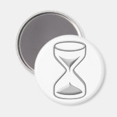 Stundenglas / Timer Magnet (Vorderseite/Rückseite)