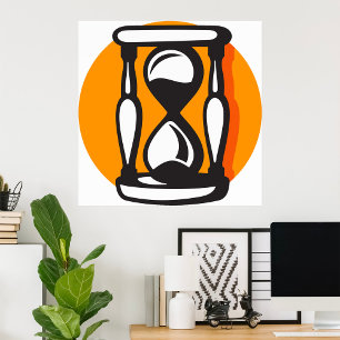 Stundenglas-Timer Poster