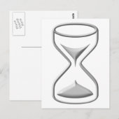 Stundenglas / Timer Postkarte (Vorne/Hinten)