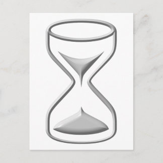 Stundenglas / Timer Postkarte