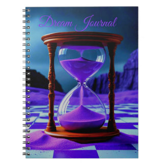 Stundenglas Traumjournal Notizblock