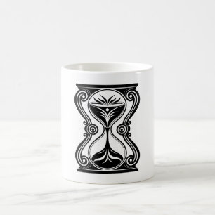 Stundenglas Zeit Design – Vintage Sanduhr Kaffeetasse