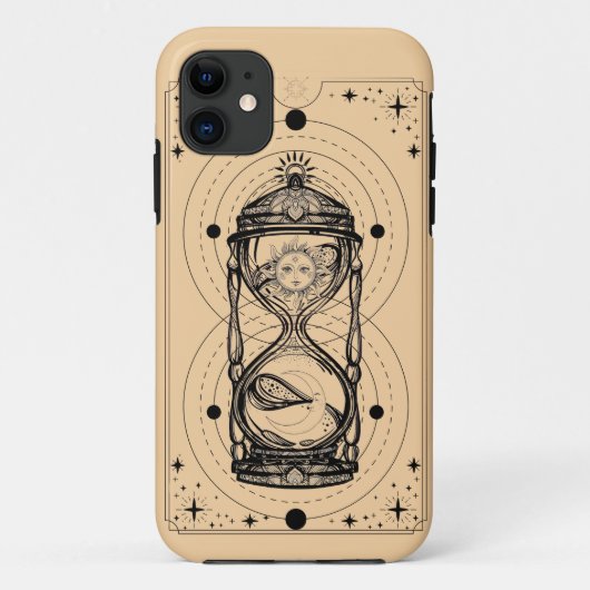 Stundenglassande Sonnenmondkarte Tarot Case-Mate iPhone Hülle (Rückseite)