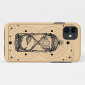 Stundenglassande Sonnenmondkarte Tarot Case-Mate iPhone Hülle (Rückseite (Horizontal))