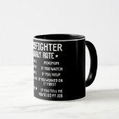 Stundenlohn für Feuerwehrleute Tasse (VorderseiteRechts)