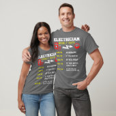 Stundenpreisgeschenk für Electrician Funny (4) T-Shirt (Unisex)