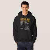 Stundensatz des Garbage Man - Müllabfuhr Hoodie (Vorne ganz)