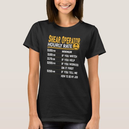 Stundensatz des Senders T-Shirt (Vorderseite)
