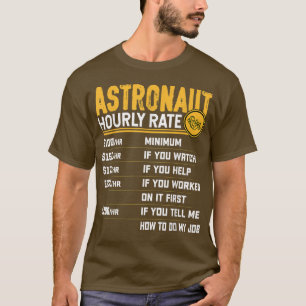 Stundensatz für Astronauten - Gewitter-Planeten Ra T-Shirt