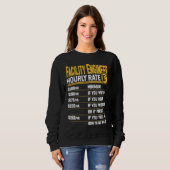 Stundensatz für Facility-Ingenieure Facility-Tec Sweatshirt (Vorne ganz)