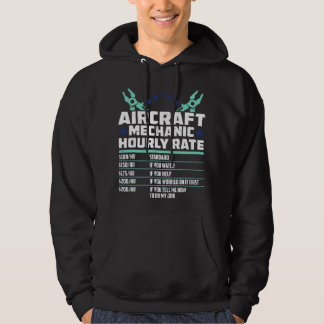 Stundensatz für Flugzeugtechniker - Flugzeug Hoodie