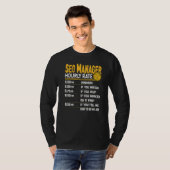 Stundensatz für SEO-Manager T-Shirt (Vorne ganz)