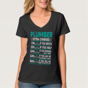 Stundentarife für Klempner T-Shirt