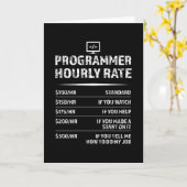 Stündliche Programmierkurs Funny Coding-Geschenk Karte (Gelbe Blume)